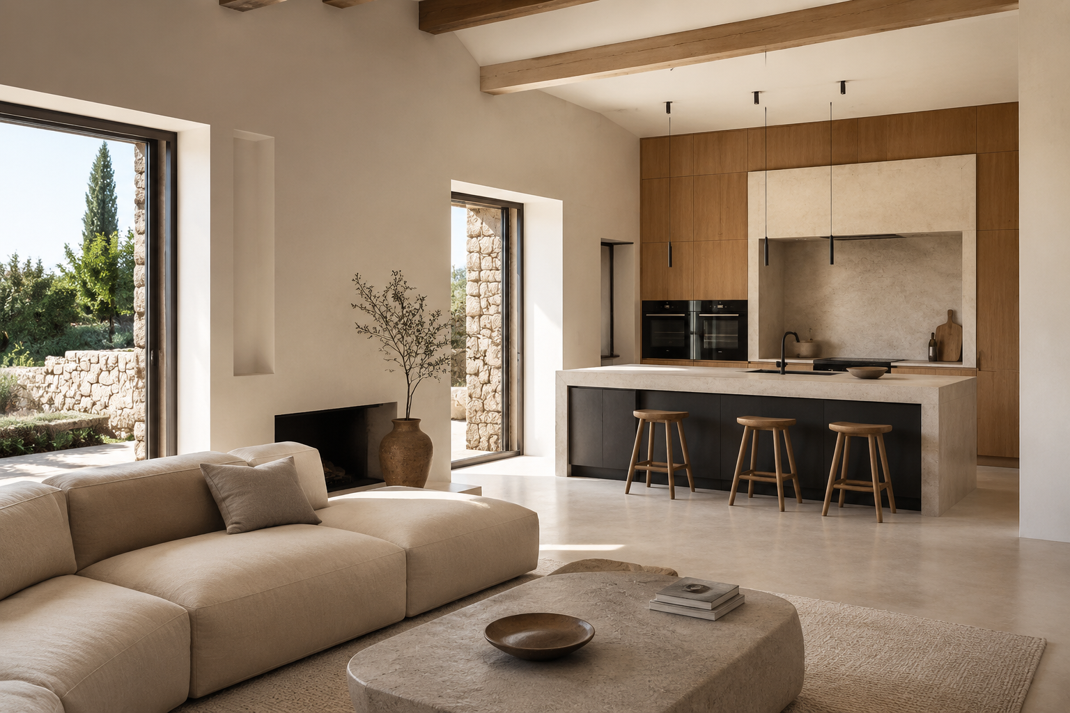 Rénovation intérieure contemporaine à Saint-Raphaël